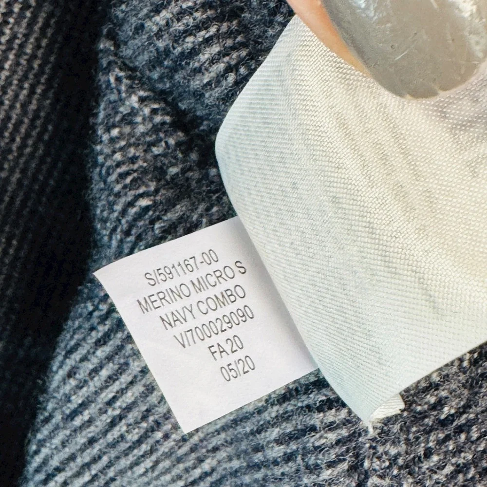 Banana Republic Italian‎ Merino Wool Sweater Navy Heather Medium